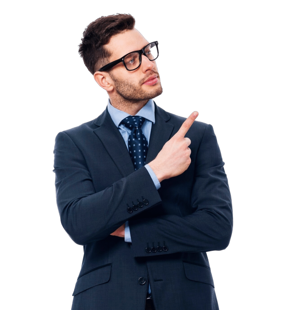 businessman-shows-his-finger-up